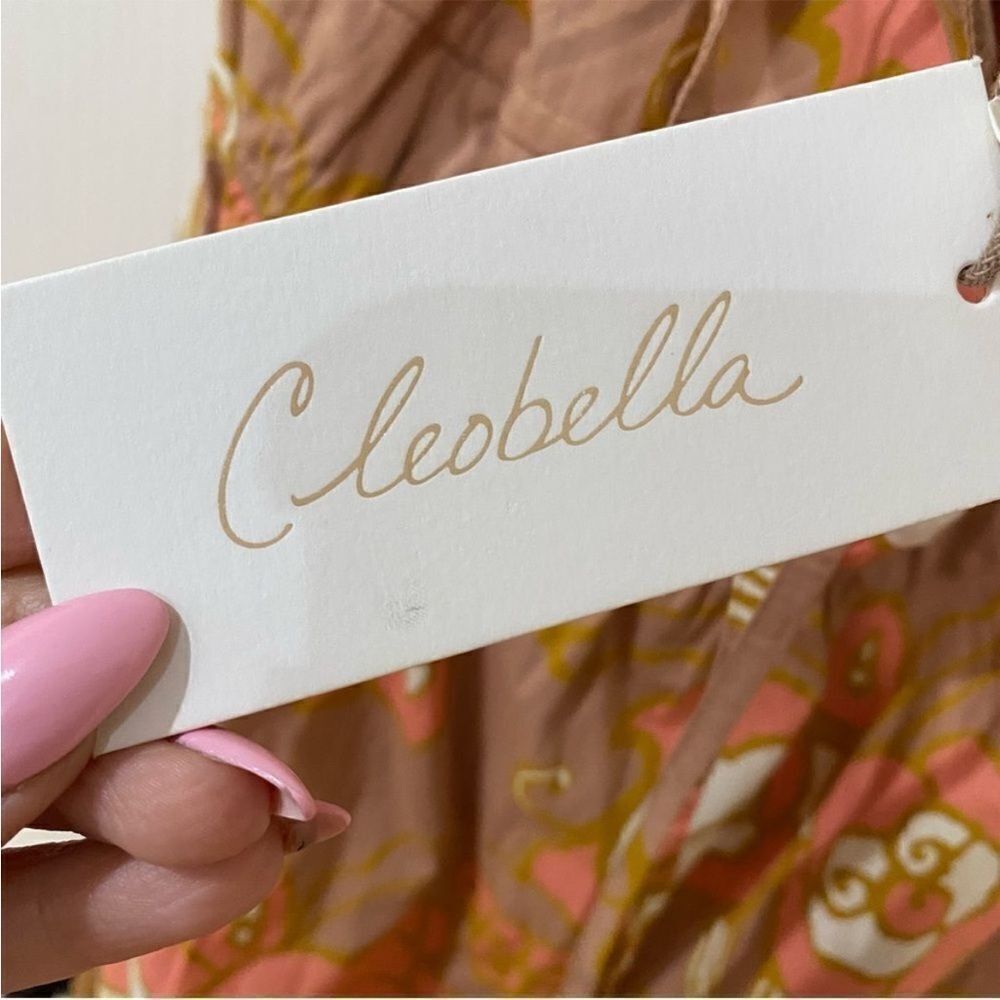 NWT Cleobella MIDI floral dress size small organic cotton - Picture 3 of 5